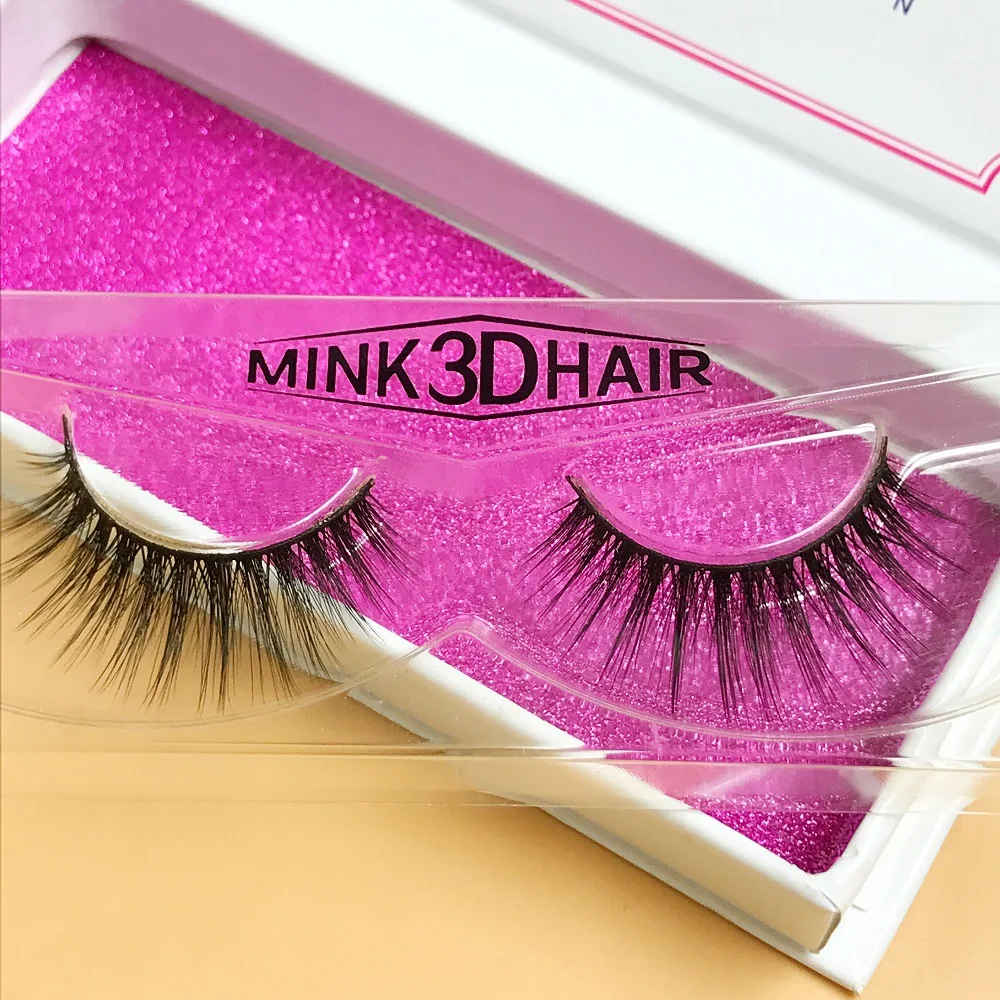 

Natural Long Mink Eyelashes Carton Packaging False Eyelashes Long Makeup Visofree Lashes 3d Multilayer Mink Lashes for Beauty