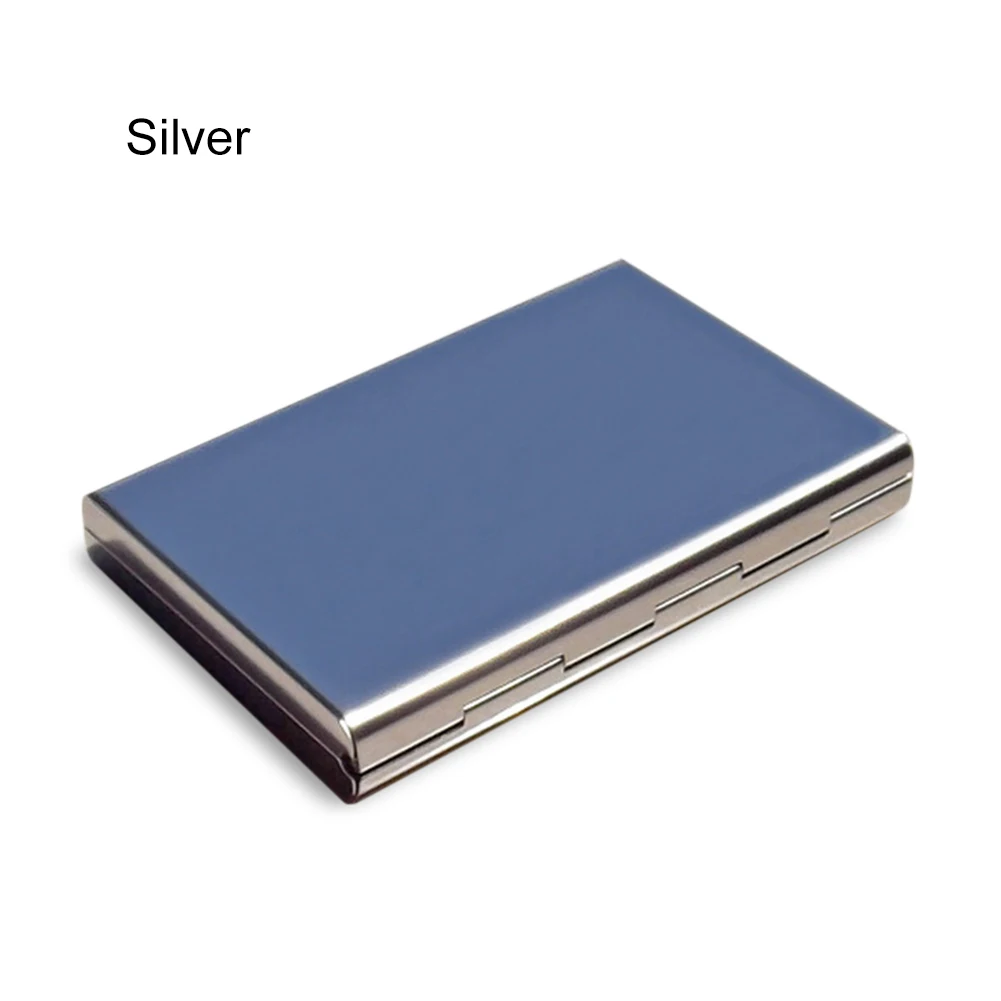 New Hot Creditcard Holder Wallet Men Stainless Steel Bank Card Case Waterproof RFID Blocking Cover SMR88