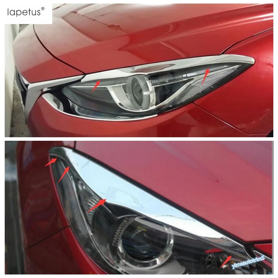 Lapetus Аксессуары для Mazda 3 AXELA хэтчбек седан 2014 2015 2016 передние фары лампа век бровей
