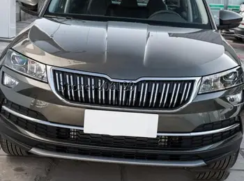 

High quality Car styling for SKODA karok 2018 2019 ABS Front Grille Trim Racing Grills Trim