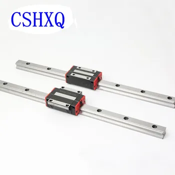 Linear Guide Rail HGR15 HGR20 HGR25 2PCS + 4 PCS Linear Blocks Carriage HGH...CA or HGW...CC for CNC Parts