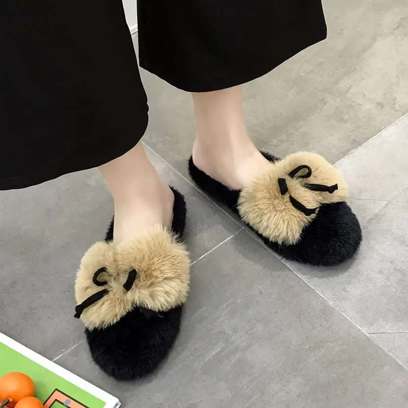 Chinelo детские тапочки Женская другая одежда зима 2019 Joker Baotou полутапочки Muller rihanna