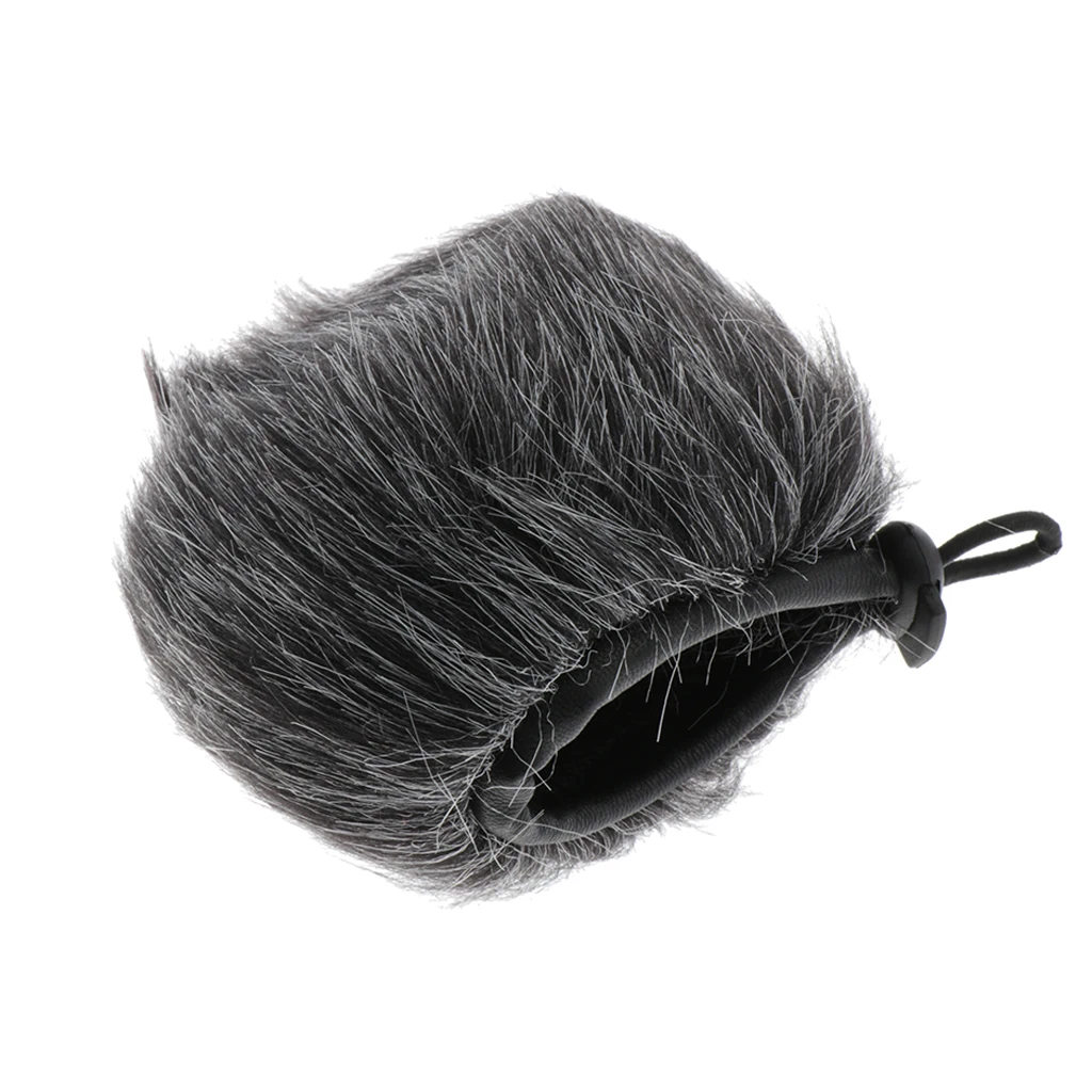 Outdoor Furry Microphone Windscreen Muff fits Zoom H1 Mic Windscreen Wind Cover for Zoom H1 and More