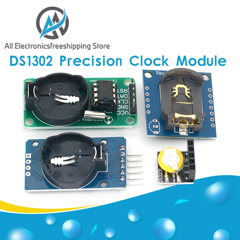 Модуль DS3231 AT24C32 IIC модуль прецизионных часов DS1302 памяти DS1307 мини в реальном
