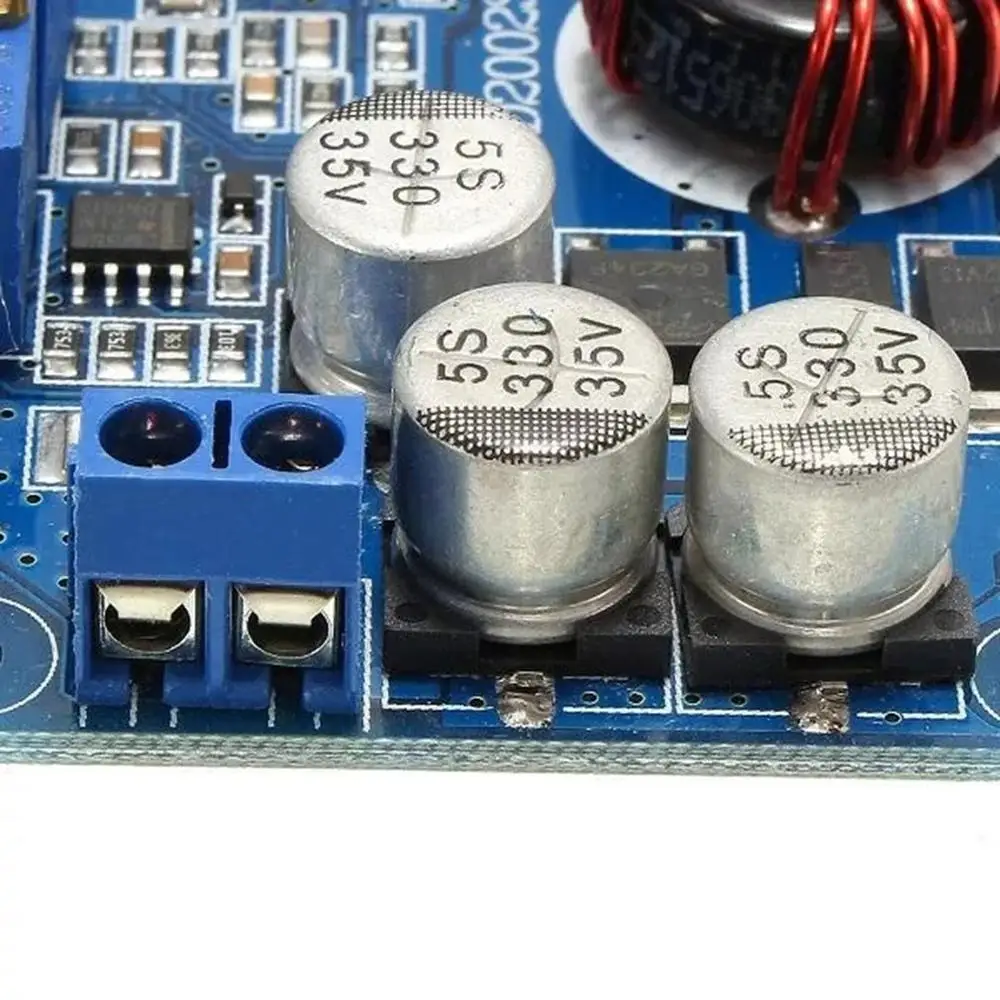 LTC3780 DC 5 V-32 V постоянного тока до 1 V-30 V 10A Регулируемый автоматический понижающий Регулятор модуль Buck-boost модуль с Алюминий пластина