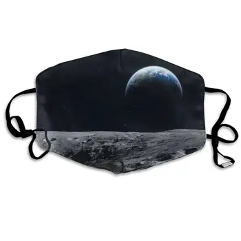 

Moon Surface Earth The Horizon Space print Dustproof and windproof mask, washable and reusable, suitable for outdoor sports