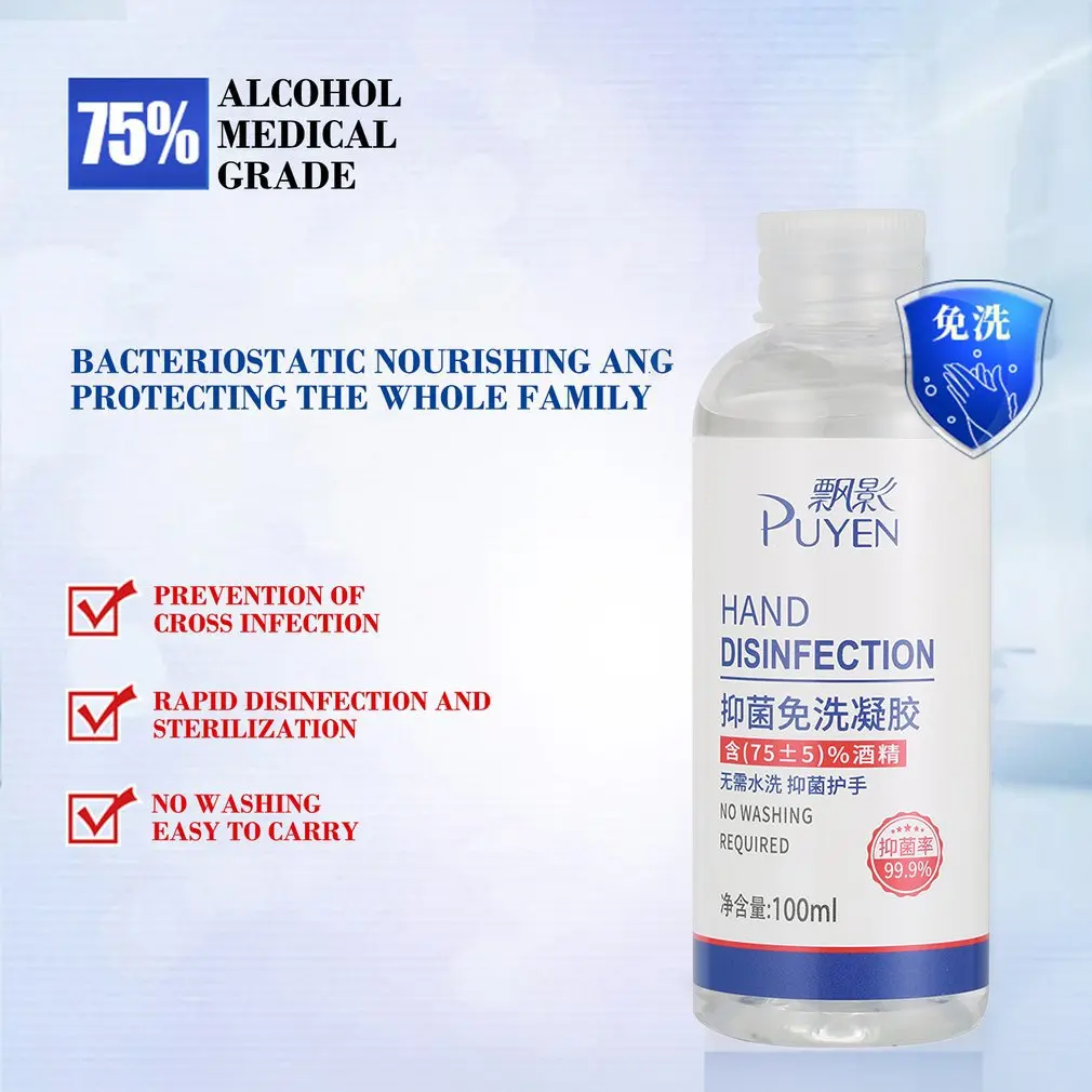 

55ml/100ml Portable Hand Cleaner Sanitizer Portable Hand Cleaner Sanitizer Hand Soaps Disposable Rinse Free Hand Sanitizer