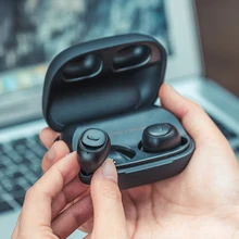 HAVIT TWS 5.0 Bluetooth Kablosuz Kulaklık Stereo hayat Su Geçirmez Spor Kulaklık çift Mikrofon Ile RU Çin Ücretsiz Shippi(China)