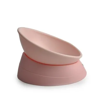 

Pet Supplies Creative Dog Feeders Pet Simple Supplies Tilt Cat and Dog Bowl Non-slip Wear-resistant Safety Non-toxic Dog Bowl