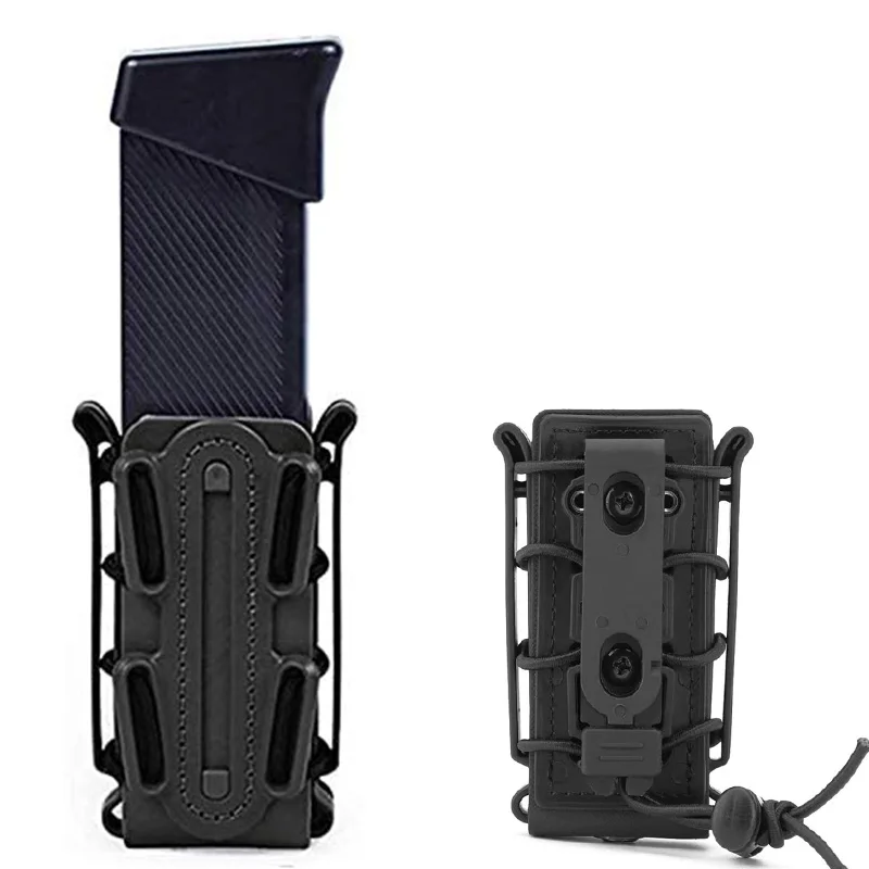 Tatical 9mm Magazine Pouch Pistol Molle Holster for GLOCK 19 Spring
