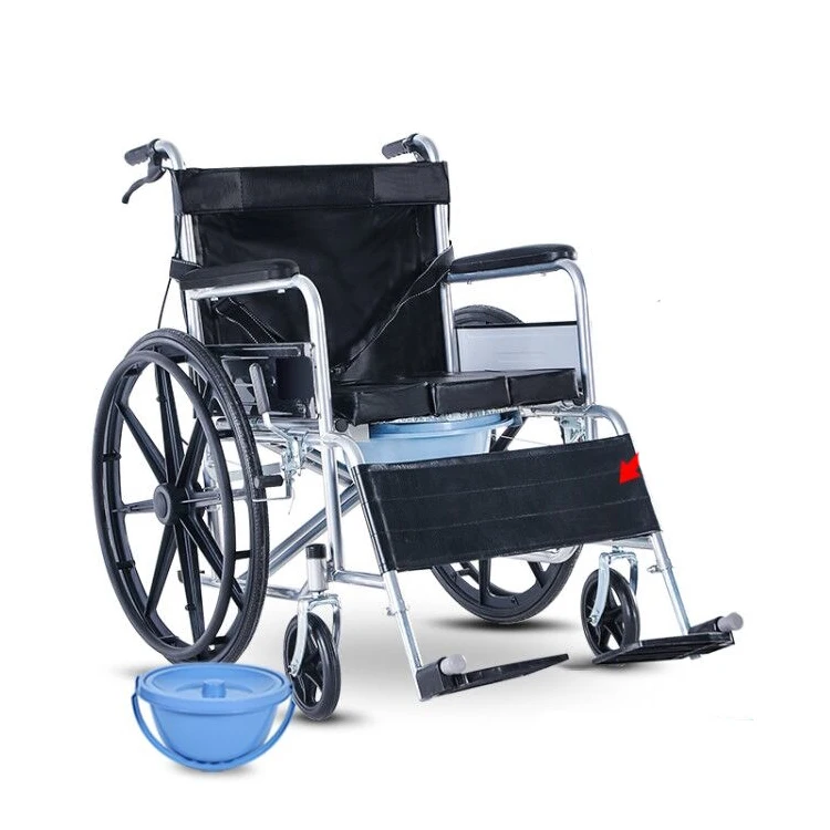 

Jijia Wheelchair Foldable Light Portable The Elderly Small-scale Old Age Belt Pedestal Pan Many Function Disabled Wheelbarrow