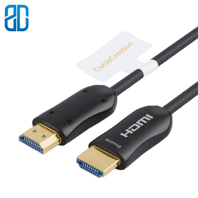 Cable de fibra óptica HDMI 20 pies 4K @ 60Hz HDMI 2,0 Cable largo de fibra Cable HDMI fino soporta Audio 3D de 18Gbps|Cables HDMI| - AliExpress