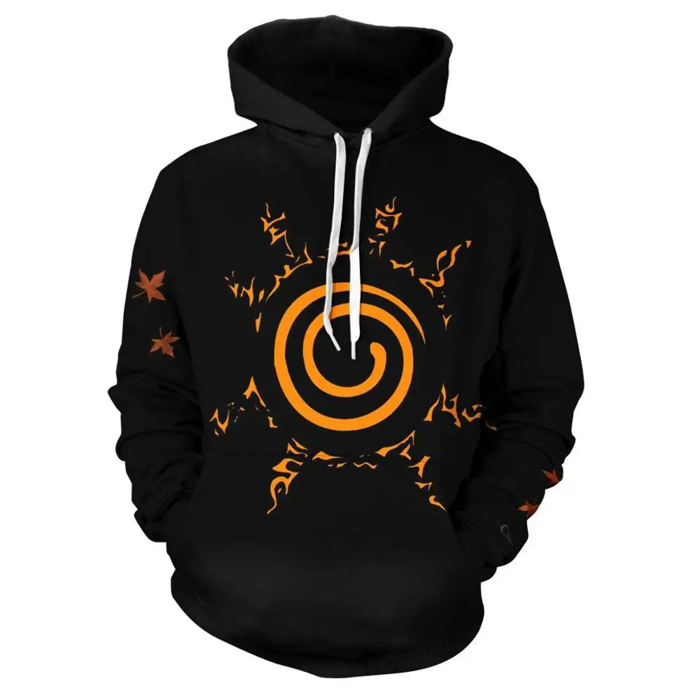 Uzumaki Naruto Аниме Наруто Косплей основной Ролевой костюм толстовка на молнии Косплей Мужской и Женский Повседневный спортивный свитер Новинка - Цвет: Uzumaki Naruto