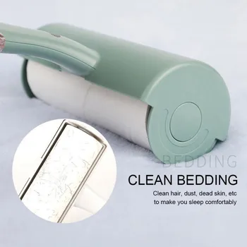 

Pet Hair Removal Roller Brush Fluff Cleaner Sticky Picker Lint Roller Carpet Dust Pet Hair Clothes Reusable Home Essential Tool