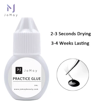 

Wholesale low smell 5ml 2-3S practice dry strong eyelash extension glue pro no simulation lash adhesive glue JTFIL