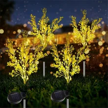 

Solar Simulation Canola Flower Lamp Solar LED Light Garden Decoration Outdoor Lighting For Pathway Patio yard Lawn Decor