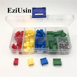 Boîtier Terminal connecteur JST, kit adaptateur de fil TJC3 2.5mm XHP 40/60 jeux, XH2.54 2/3/4/5p 2.54mm rouge bleu jaune 