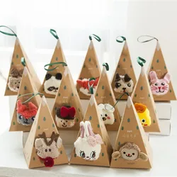 Autumn and Winter New Coral Fleece Socks Female Thickened Three-dimensional Cartoon Embroidery Christmas Socks Children's Home