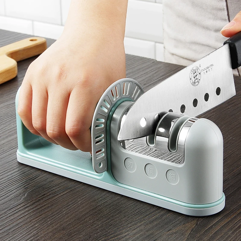 

Knife Sharpener 3 Stages Professional Kitchen Sharpening Stone Grinder knives Whetstone Tungsten Diamond Ceramic Sharpener Tool