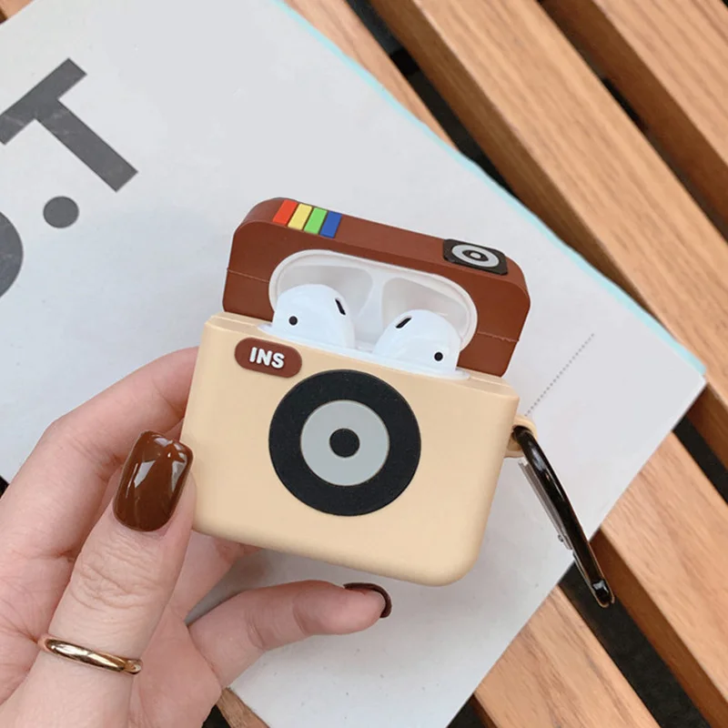 Чехол для наушников для Airpods, чехол, силиконовый, милый, мультяшный, мягкий, чехол для наушников для Apple Air Pods, Earpods, чехол, аксессуары