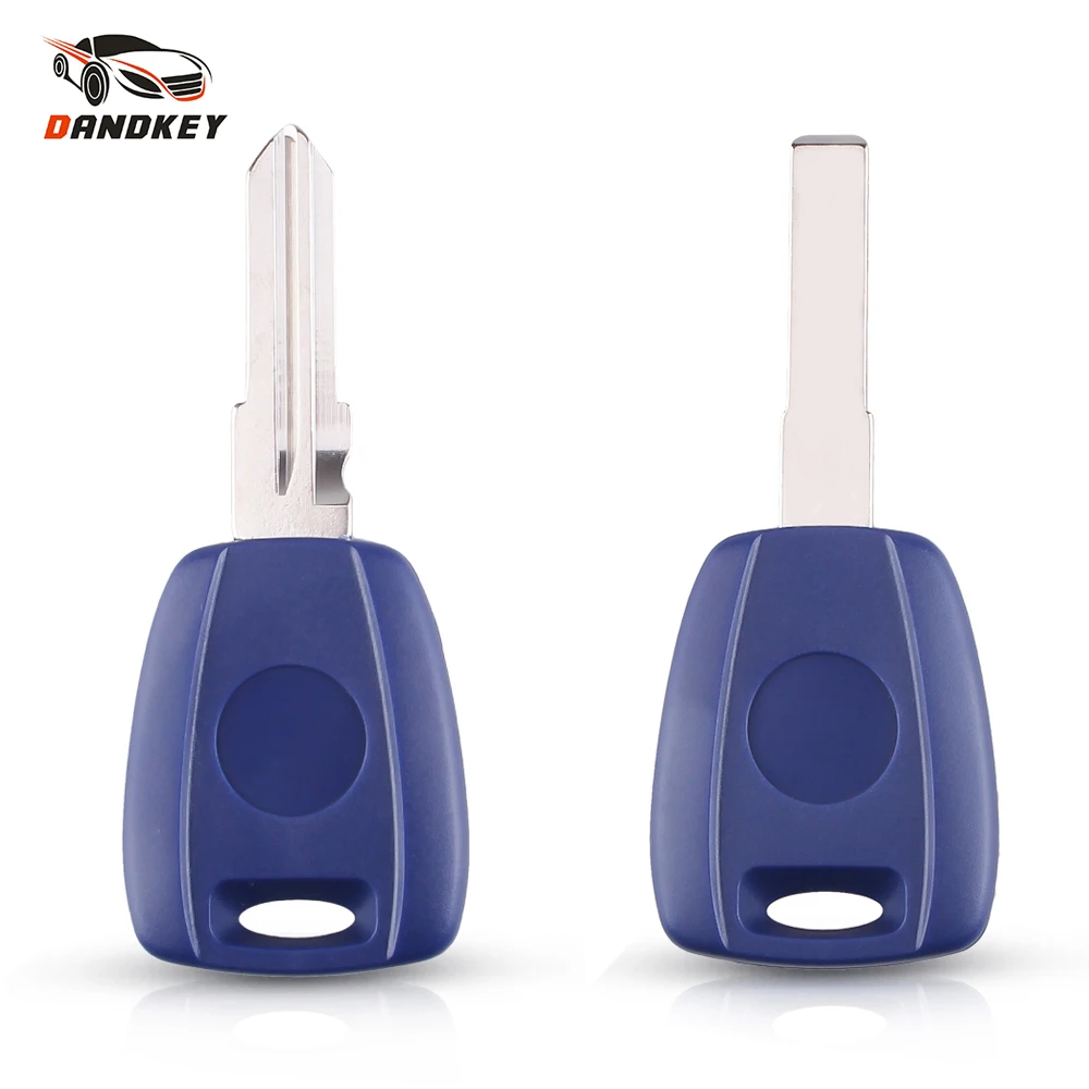 

Dandkey 10pcs For Fiat Key Shell SIP22/GT15R Blue Blank Case For Fiat 500 Ducato Punto Transponder Key Car Auto Uncut Blade