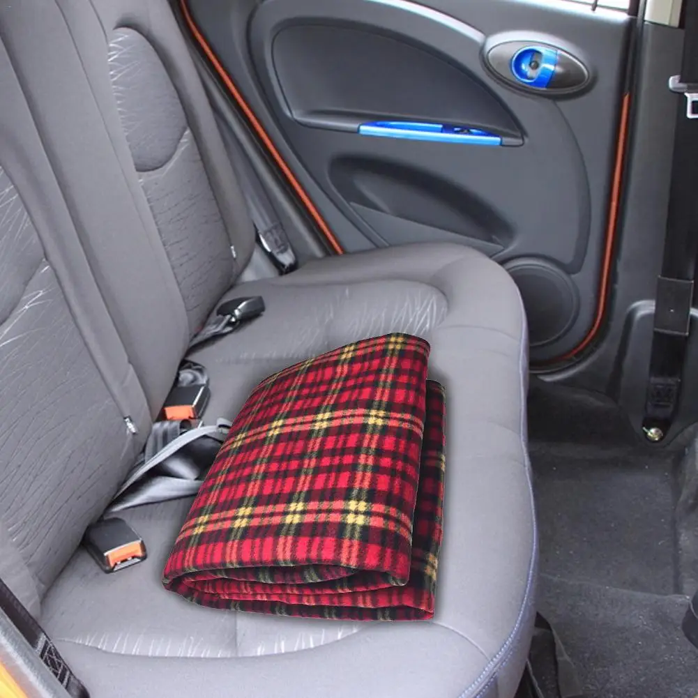 150x100 см автомобильное электрическое нагревательное одеяло 12 В Авто решетчатое энергосберегающее теплое электрическое одеяло для холодной зимы RV или аварийного использования