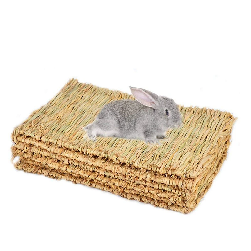 Quality Rabbit Mat Grass Mats For Rabbits Safe & Edible Cages Bunny Chew Toys | Дом и сад