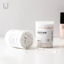 

Jordan&Judy 200pcs/lot Spiral Cotton Swab Makeup Remover Disinfection Disposable Cotton Swabs