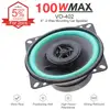 1 Uds 4 pulgadas 100W HiFi para coche altavoz Coaxial puerta del vehículo Audio de coche de música estéreo Frecuencia de rango completo altavoces para coches ► Foto 1/6