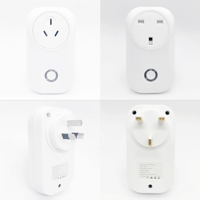 Европа США Великобритания Австралия BR Plug Smart Plug Wi-Fi умная розетка 16A power Monitor Outlet работает с Google Home Mini Alexa IFTTT