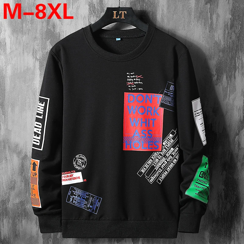 Pullovers Men Large Size 5xl 6xl 7xl 