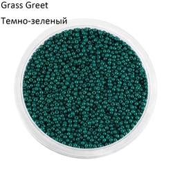 Vibrant Czech Glass Seed Beads - 2mm Round for DIY Jewelry and Crafts (Atrovirens)