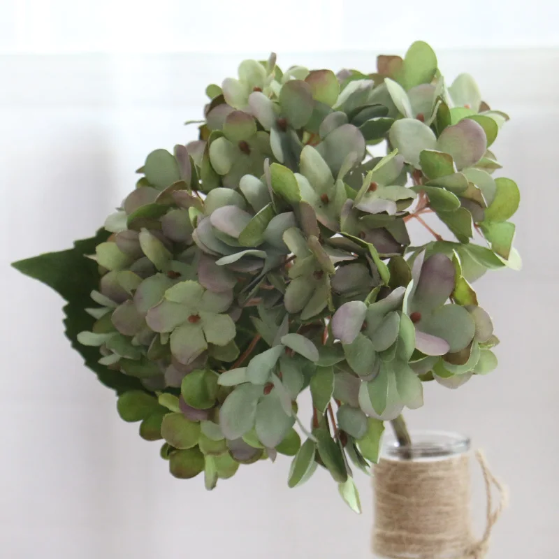 Elegant Retro Autumn Hydrangea Bouquet for Home and Event Decoration