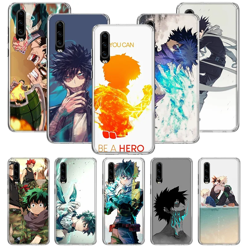 

My Hero Academia Case for Huawei P20 P30 P40 P10 Mate 30 10 20 Lite Pro P Smart Z 2018 2019 Pattern Phone Coque Cover