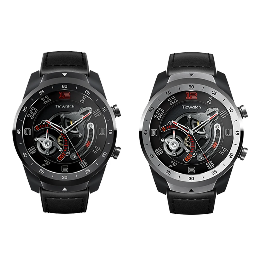 Смарт-часы Xiaomi Ticwatch Pro, Bluetooth, IP68, водонепроницаемые, с поддержкой NFC Pay men ts/Google Assistant от Google, 415 мАч, мужские умные часы