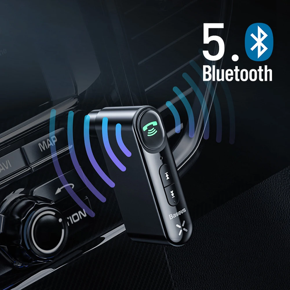 Авто AUX Стерео гарнитура аксессуары микрофон вызов Беспроводной Bluetooth приемник автомобильный аудио Музыка Универсальный мини портативный адаптер