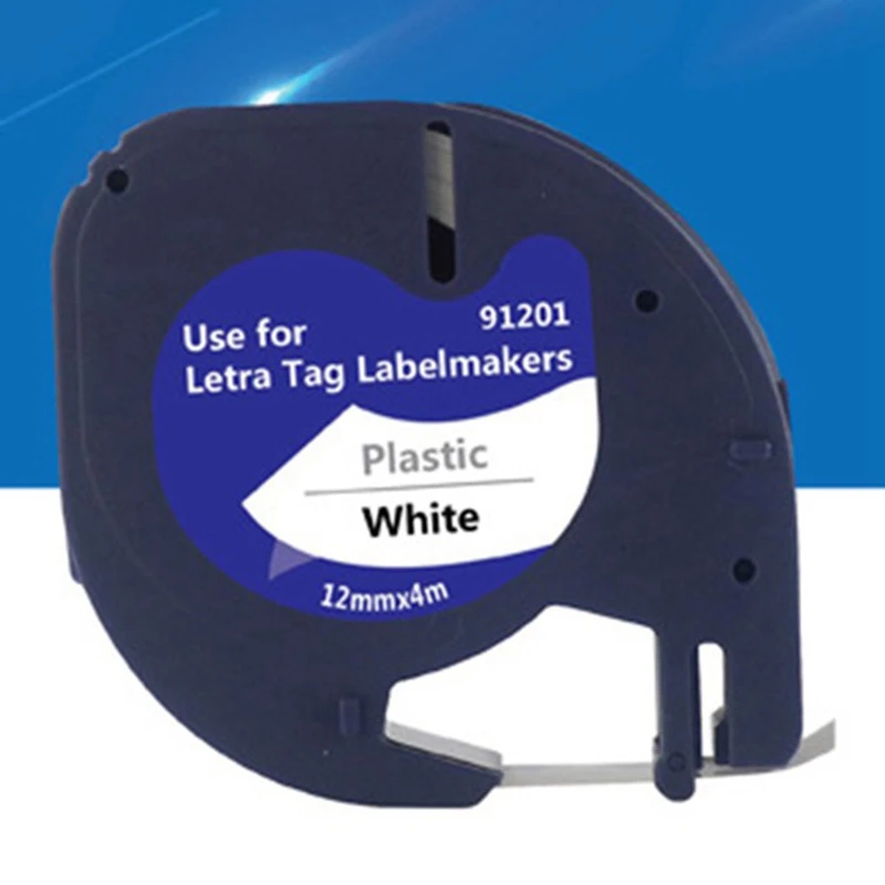 7 шт 91201 совместимый лента Dymo LetraTag 12 мм 91330 16952 91331 91332 смешанные Цвет кассета для Dymo LetraTag