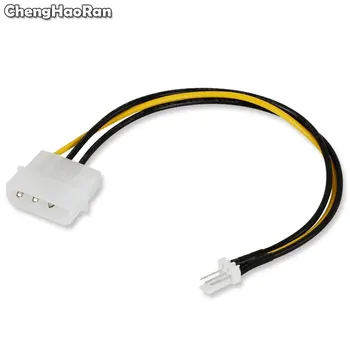 

ChengHaoRan 18cm 4 Pin Molex IDE To 3 Pin PC Computer CPU Case Fan Power Connector Cable Adapter