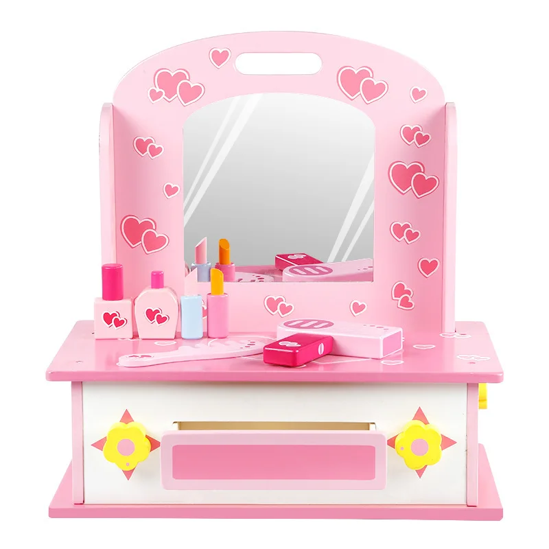 

2018 Wooden Model Cooking Kitchenware Dresser Kitchenette-in-Children Play House Toys Youlebi