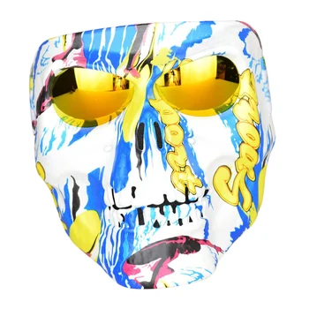 

Motorcycle/Halloween Non-Detachable Skull Mask Vintage Goggles Moto Glasses
