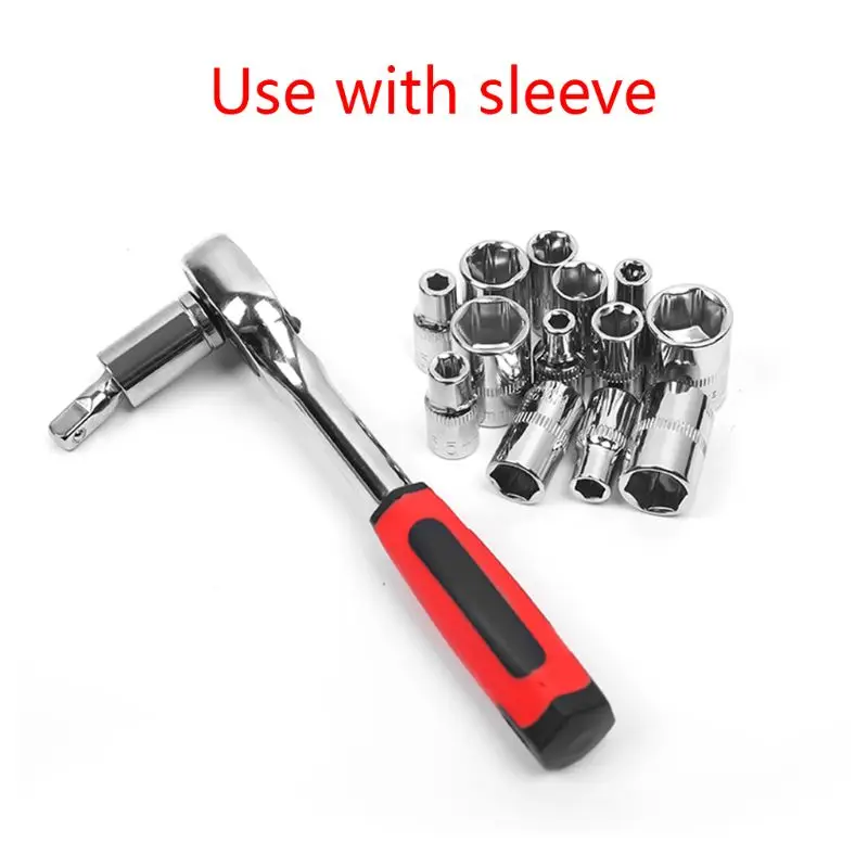53pcs/set Car Repair Tool Set Combination Tools Wrench Spanner Socket Screwdriver Ratchet Wrench Batch Head Pawl Auto Parts