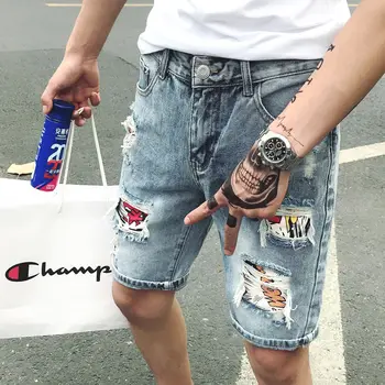 

Men's shorts 2020 spring new slim-cut solid color retro frilly shorts loose casual fashion personality youth men's wear