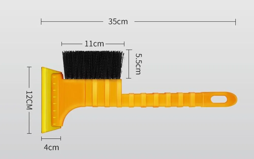 Скребок для льда с длинной ручкой оконные автомобильные аксессуары для автомобиля скребок для кузова Зимний снег автомобильный