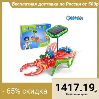 

Electronic constructor "Zhukobot", 2 sources of energy