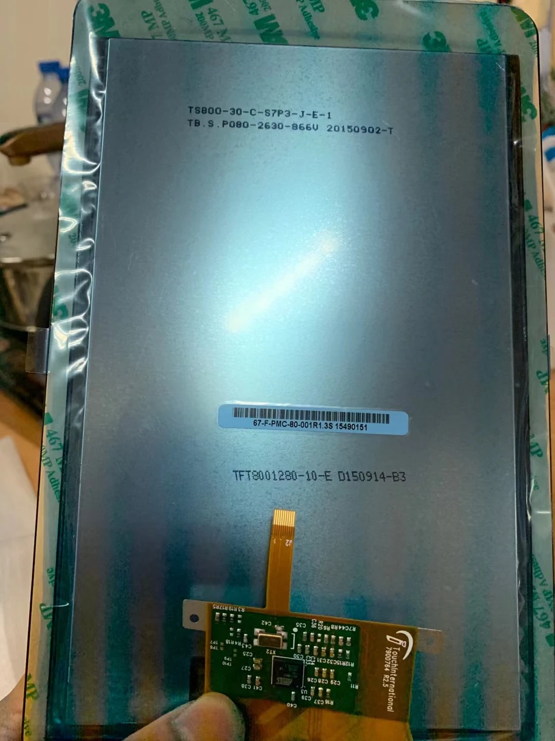 TFT8001280-10-E Lcd With Touch Panel Digitizer For EXFO FTB-1V2-720C/730C/735C Optical Time Domain Reflectometer