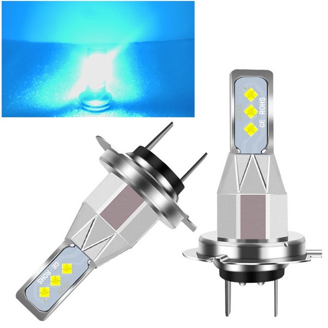 H7 H4 LED 12000K/6000K Headlight Bulbs Kit High Low Beam 2800LM Super Bright White/ice Blue Energy Efficient Headlights