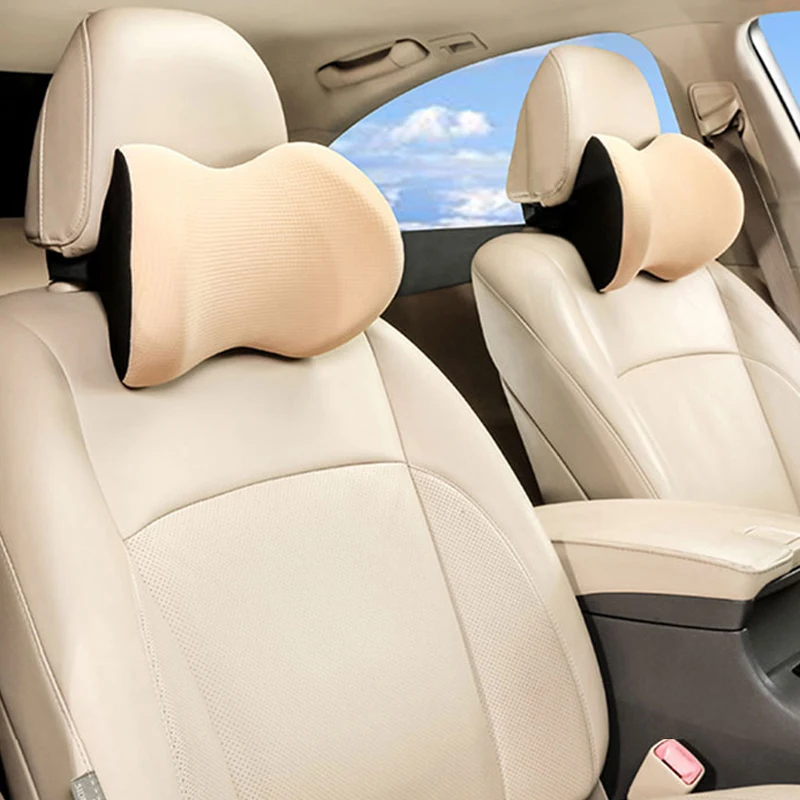 Soft Memory Cotton Car Neck Pillow for Universal Auto Headrest