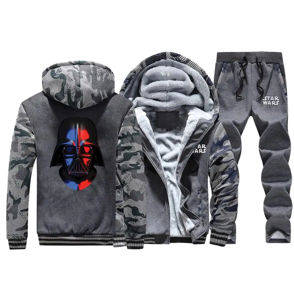 Star Wars Darth Vader Hoodie Zipper Coat Mens Jacket Winter Jacket Sweatshirts