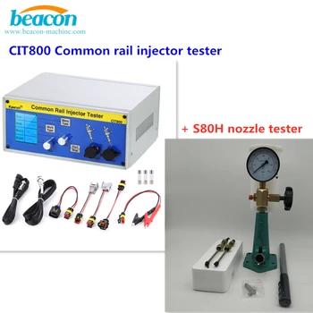 

CIT800 multifunction diesel fuel common rail injector Piezo tester + S80H injector validator simulator
