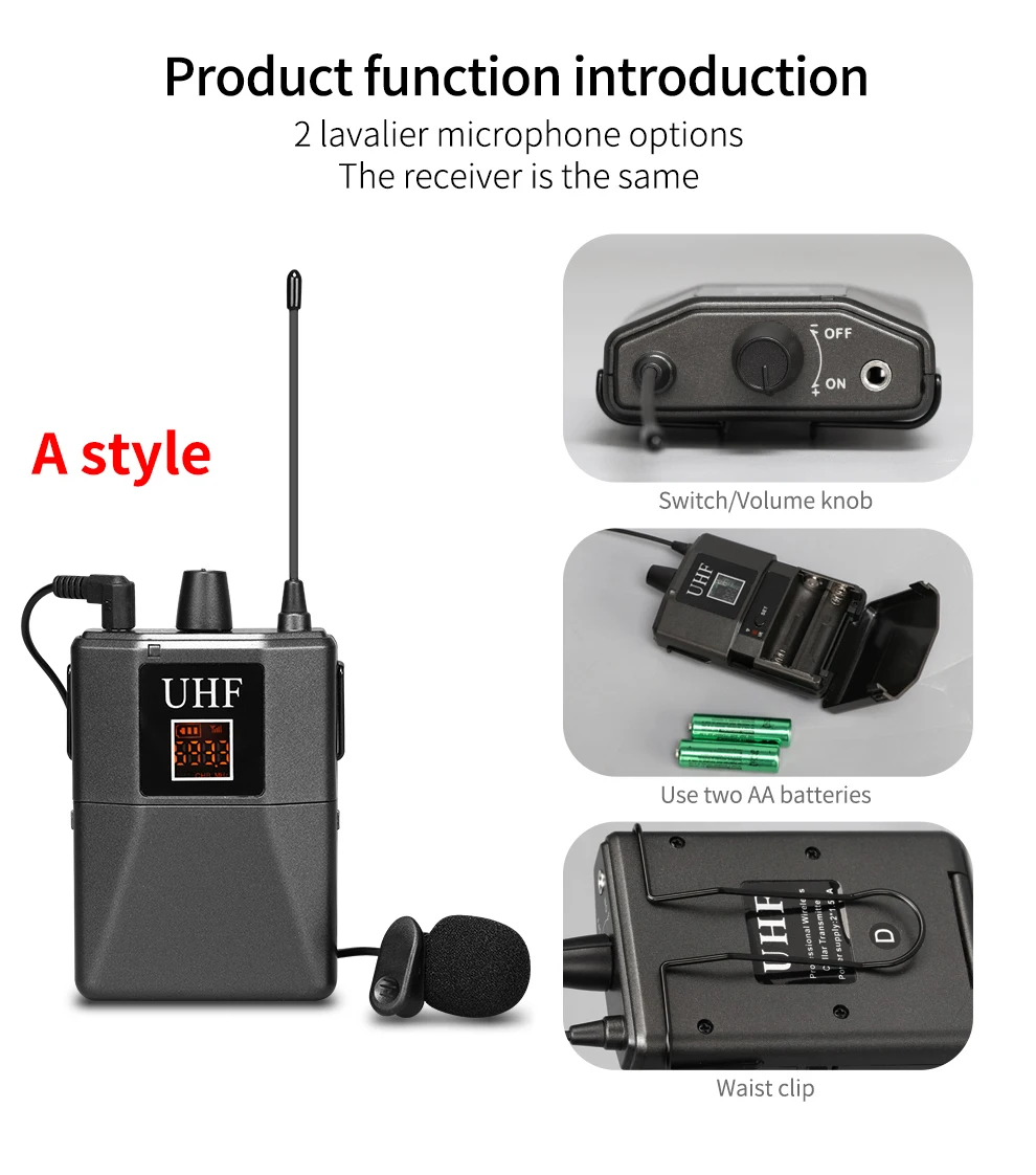 无线一拖四领夹-English_17